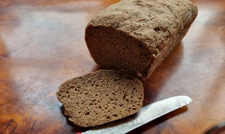 Homemade sourdough rye bread